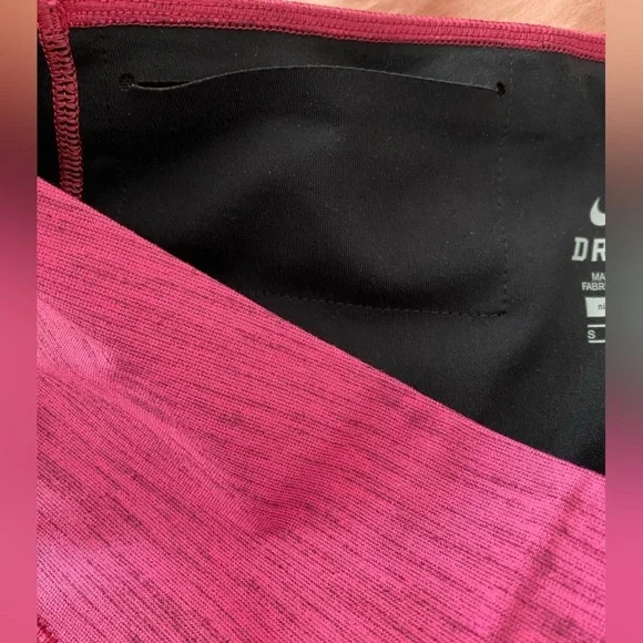 NWT Nike Legendary Tight Fit Training Pants, Pink, Small, Dri-Fit - Picture 9 of 12